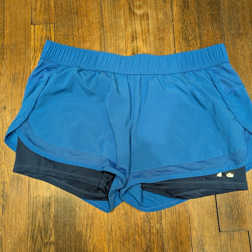 Avia Woman's Athletic Running Shorts With Liner L 12-14